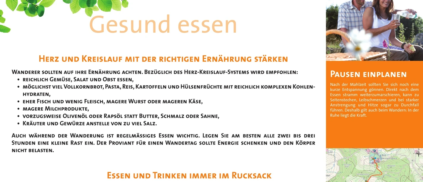 VitalWanderWelt Wanderweg Alhausen - Gesund essen VitalWanderWelt Wanderweg in Alhausen, betont gesunde Ernährung mit vielseitigen Tipps und Ratschlägen.