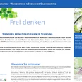 Wanderweg "Nördlicher Sachsenring": Stärkung des Geistes durch Entspannung in der Natur.