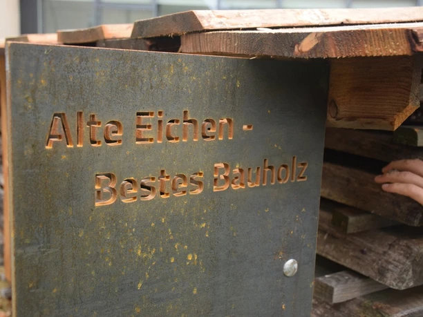 Eichen als Bauholz