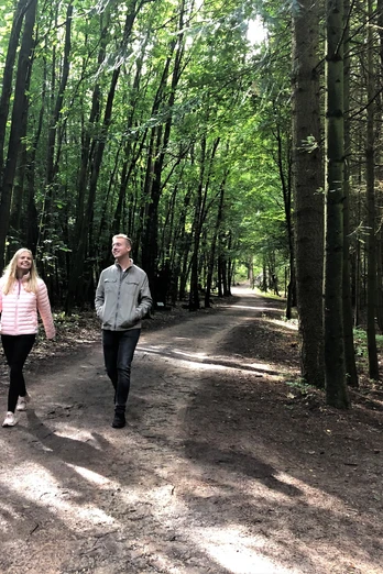 Wanderweg in den Dammer Bergen