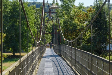 Hängebrücke an der Sieg in Eitorf-Halft