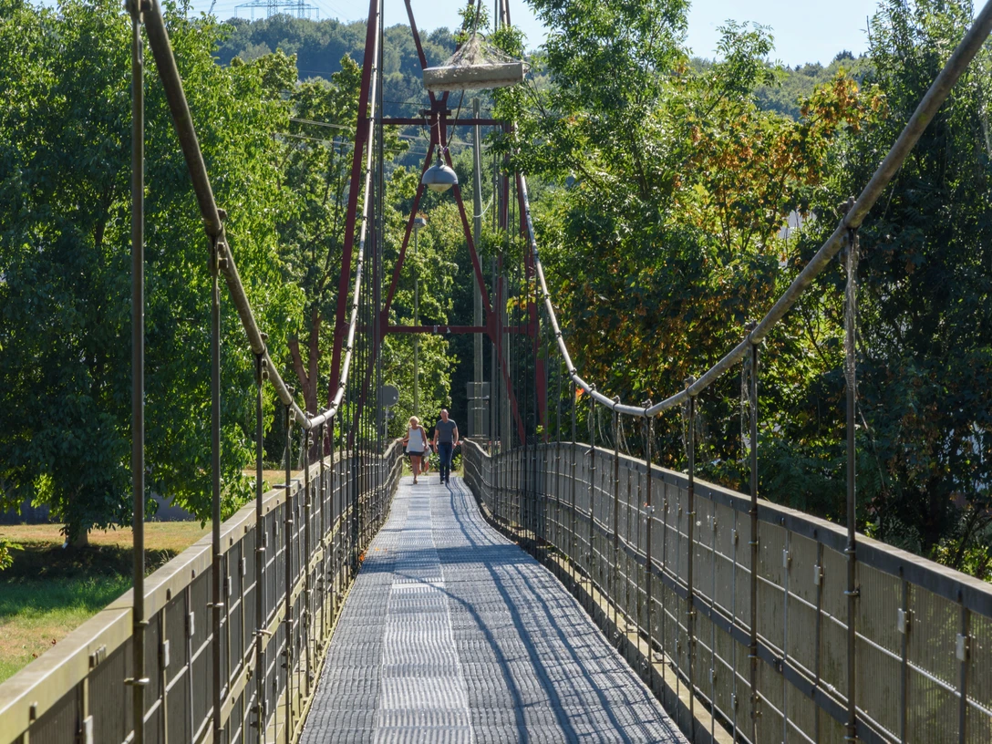 Hängebrücke an der Sieg in Eitorf-Halft
