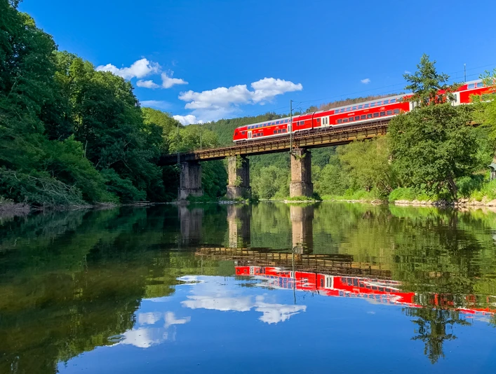 Perfekte Bahnanbindung