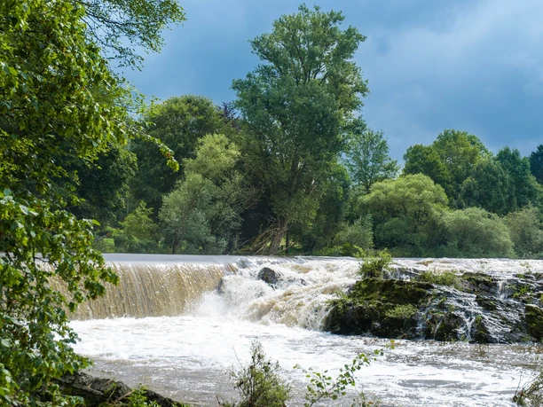 Wasserfall bei Hochwasser
