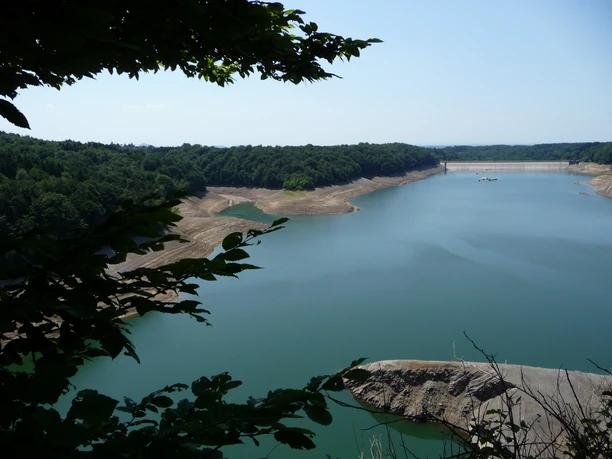 Wahnbachtalsperre von oben