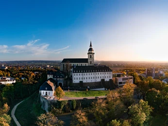 Drohnenaufnahme Abtei Michaelsberg