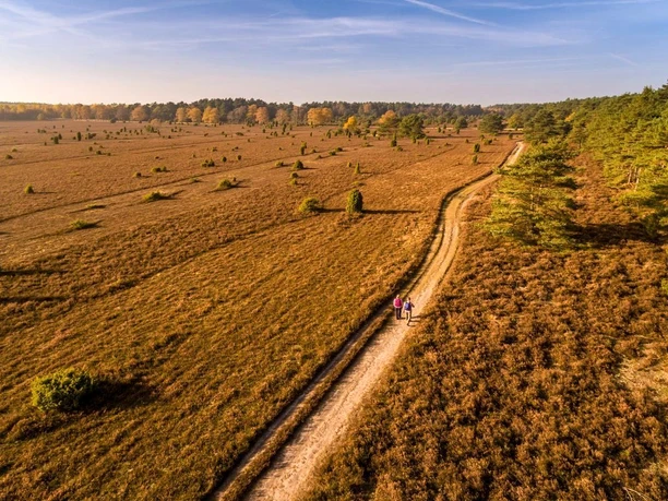 Luftaufnahme vom Tiefental Tiefental, Misselhorner Heide, Hermannsburg