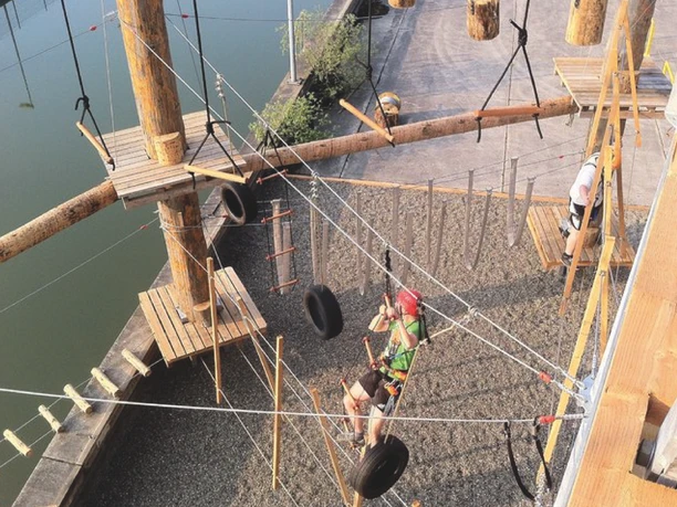 Hangeln Höhenweg Arena hangeln