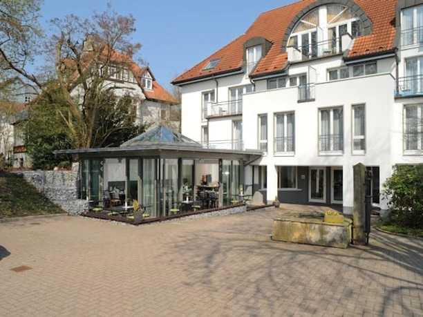 Außenansicht Hotel Caroline Mathilde Blick von außen auf das Hotel Caroline Mathilde in Celle