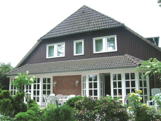 Terrasse am Hotel Schaperkrug in Celle