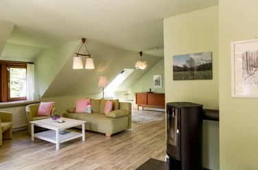 Ferienwohnung Marie Wohnzimmer in der Ferienwohnung Marie in Hanstedt
