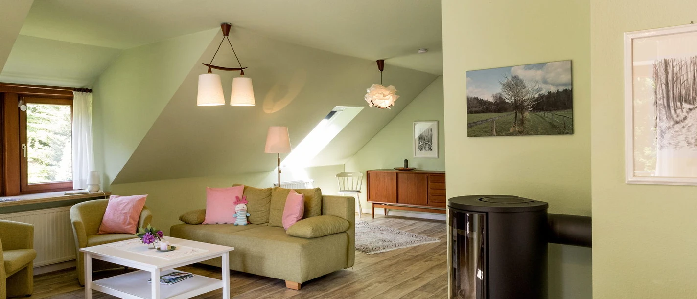 Ferienwohnung Marie Wohnzimmer in der Ferienwohnung Marie in Hanstedt