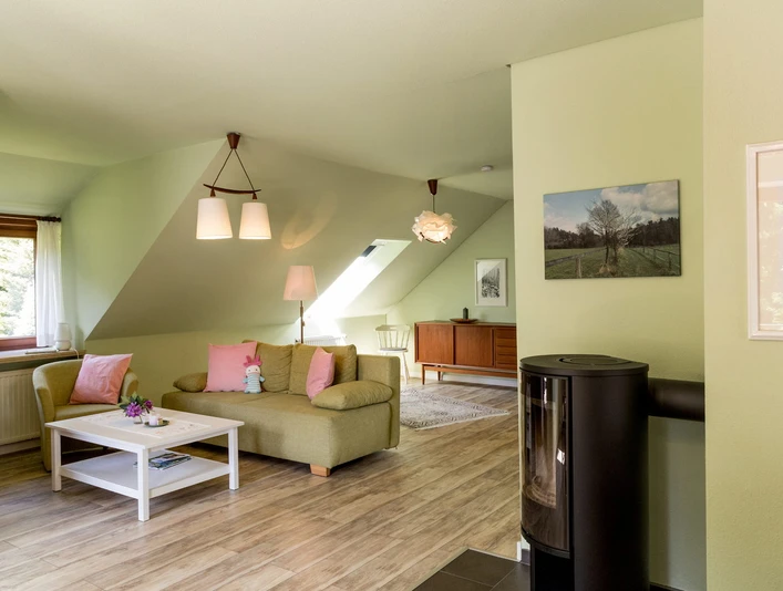 Ferienwohnung Marie Wohnzimmer in der Ferienwohnung Marie in Hanstedt