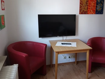 Wohnbereich in der Ferienwohnung Fritz Dreyer Wohnküche in der Ferienwohnung Fritz Dreyer in Celle