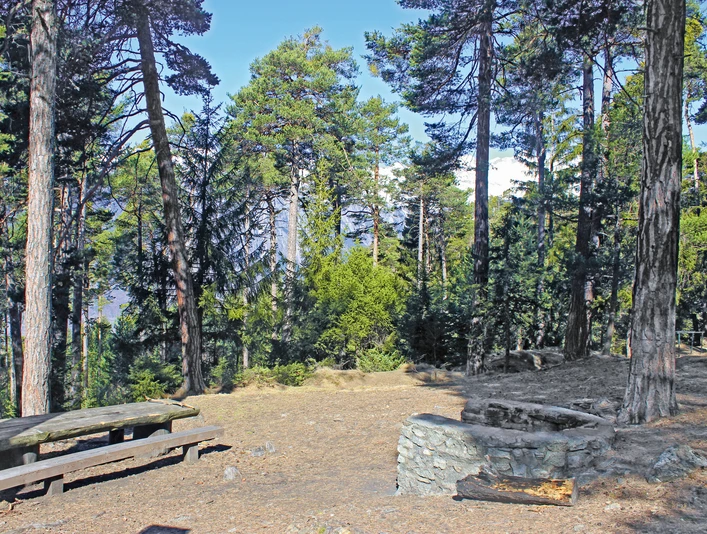 Feuerstelle-Grillplatz-Burgspitz-Ried-Brig Feuerstelle BurgspitzBurgspitz fire pitFoyer Burgspitz