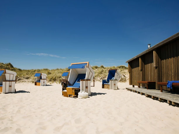 Die Strandsauna in List Strandsauna List auf Sylt Außenansicht