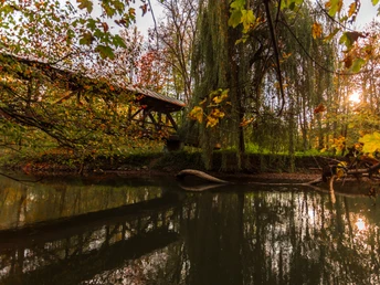 Liebesbrücke auf der Hagenweide. Liebesbrücke auf der Hagenweide.