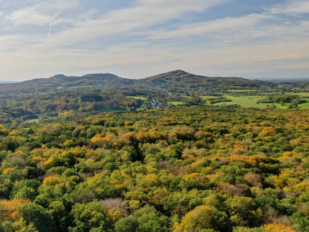 Naturpark Siebengebirge Luftbild Naturpark Siebengebirge Luftbild