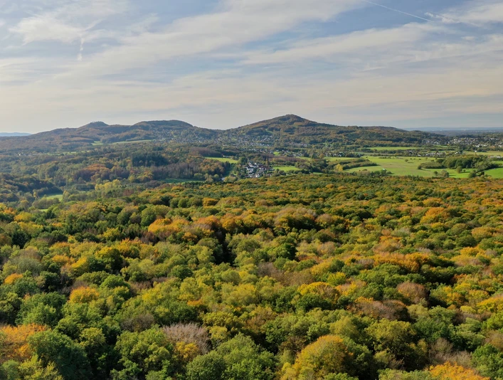 Naturpark Siebengebirge Luftbild Naturpark Siebengebirge Luftbild