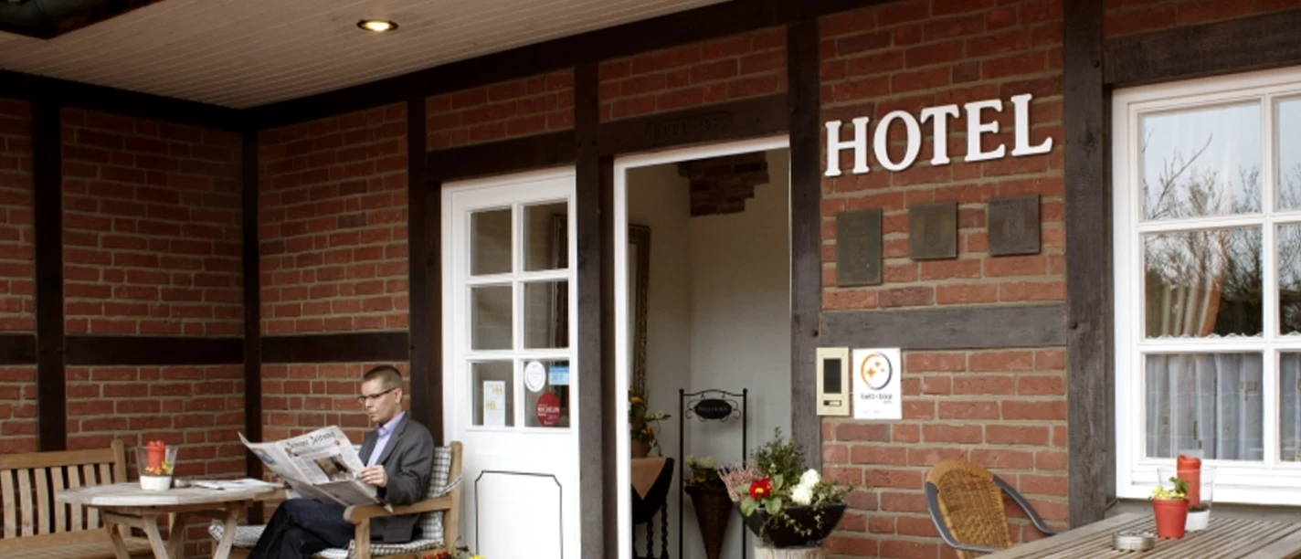 Hoofdingang van Landhaus Radler