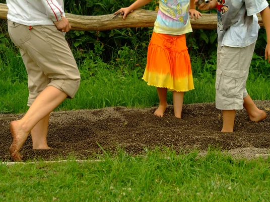Barfußpfad Nienhagen Barfußpfad NienhagenBarefoot path NienhagenBarfodssti NienhagenBlotevoetenpad Nienhagen