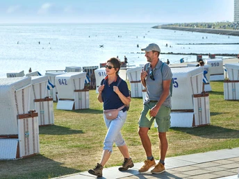 Wanderung auf dem Deich