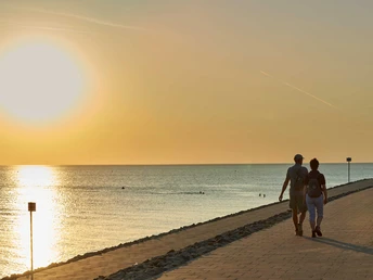 Sonnenuntergang in Büsum