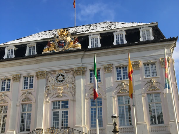 Altes Rathaus Winter Altes Rathaus im Winter