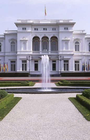 Die Villa Hammerschmidt - Bonner Amtssitz des Bundespräsidenten.