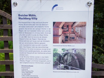 Infotafel Bedorf Mühle in Wachtberg 2018 Frühling Wachtberg
