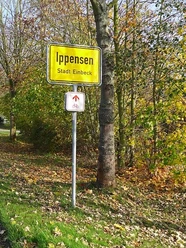 Ippensen Ortsschild ippensen-ortsschild