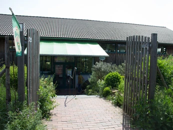 Eingang zum Hofladen 2018 Sommer Bornheim