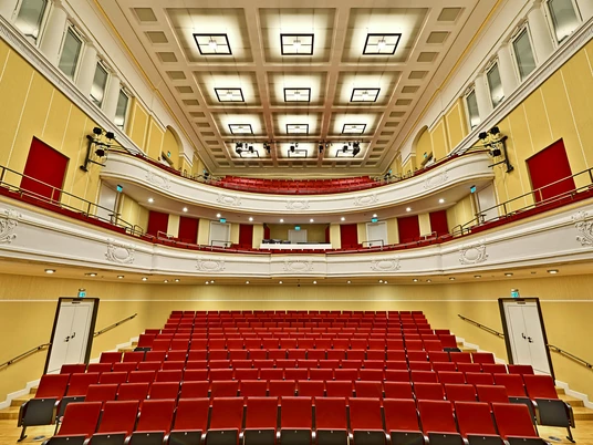 Zuschauerraum Lessingtheater Das Lessingtheater in Wolfenbüttel ZuschauerraumThe Lessingtheater in Wolfenbüttel auditoriumLessingtheater i Wolfenbüttels auditoriumDe zaal van het Lessingtheater in Wolfenbüttel