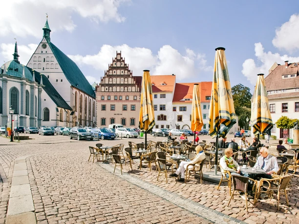 Untermarkt mit dem Dom St. Marien
