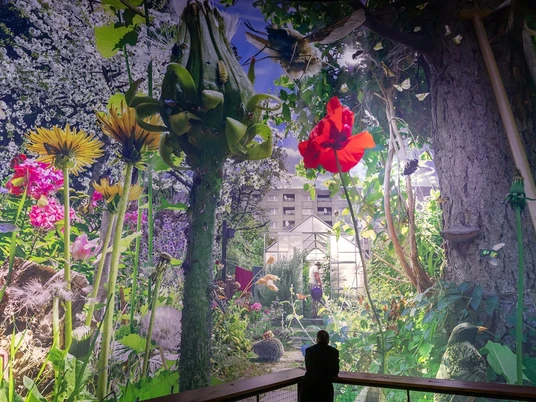 asisi Panometer Leipzig Eröffnung Panometer Leipzig "Carolas Garten" am 25.01.2019 Foto Tom Schulze tel. 0049-172-7997706 mail post@tom-schulze.com web www.tom-schulze.com