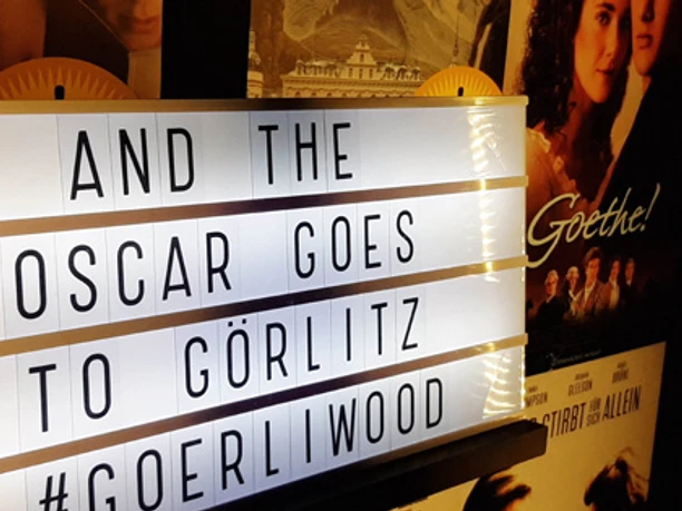 Walk of Görliwood - Station 1 beleuchtet