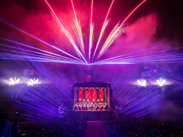 Lasershow, Waldbühne Schwarzenberg