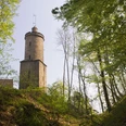 Kaiser-Karls-Turm von außen in Bad Driburg.