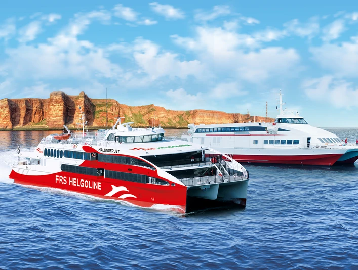 FRS Helgoline Halunder Jet San Gwann vor Helgoland