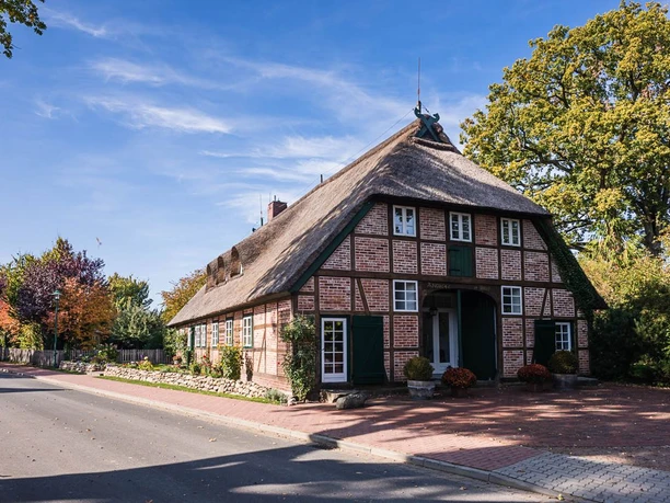 Egestorf, Nordheide Ortsansicht von Egestorf in der Lüneburger Heide