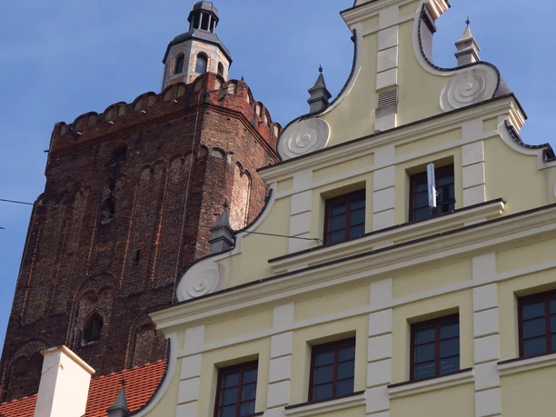Altes Rathaus und Stadt- und Hauptkirche Gubin