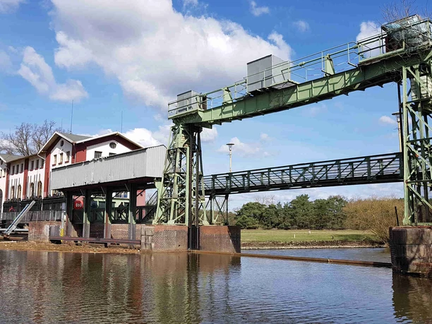 Das historische Wasserkraftwerk in Oldau Das historische Wasserkraftwerk in Oldau