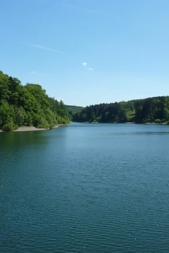 Staumauer Eschbachtalsperre