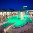 Driburg Therme - Außenbecken Außenbecken bei Nacht von der Therme Bad Driburg.