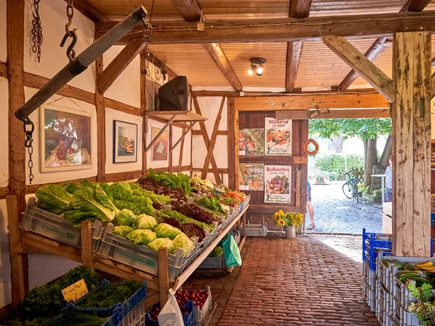 Die Gemüsescheune Gemüseauslage