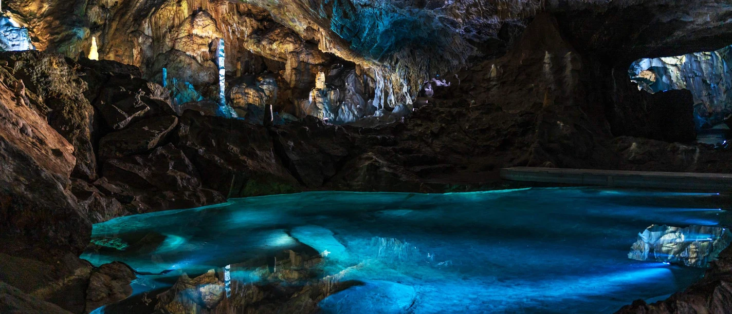 Baumannshöhle Rübeland - neu beleuchteter Goethesaal
