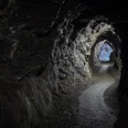 Der Roeder Stollen beim Besucherbergwerk Rammelsberg. Der Roeder Stollen im RammelsbergThe Roeder tunnel in the RammelsbergDe Roeder Stollen in de Rammelsberg