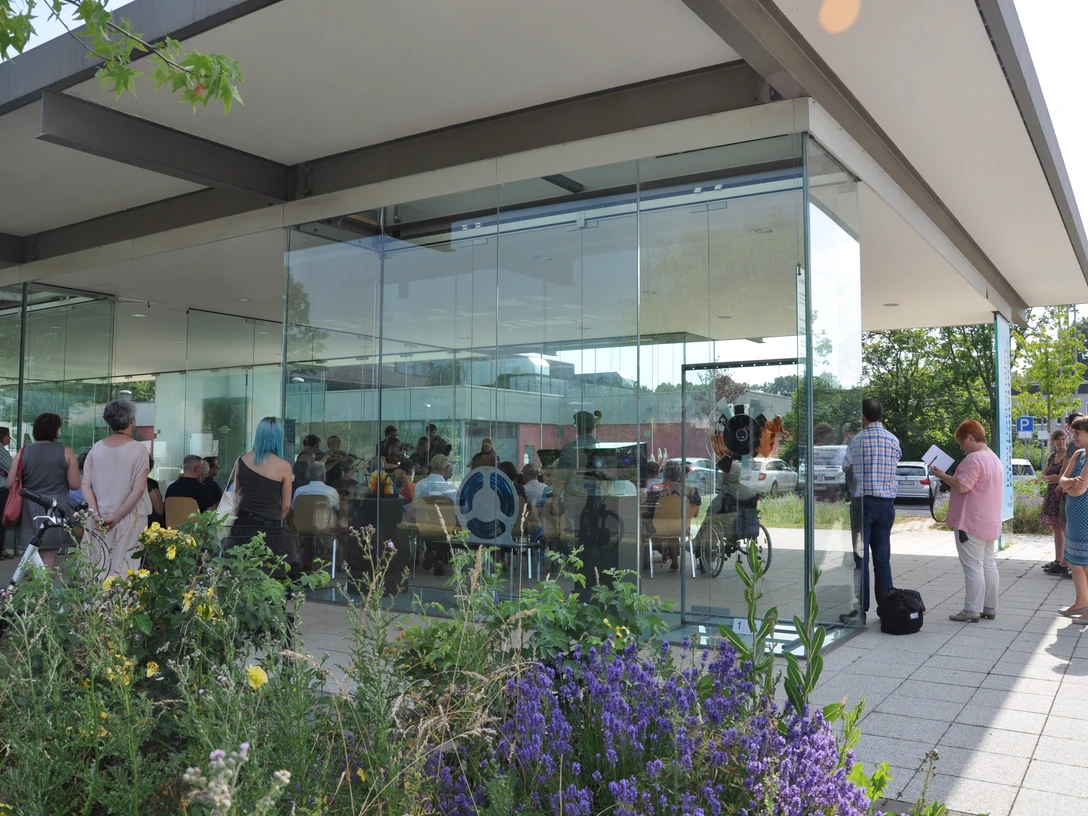 Veranstaltung im Glaspavillon