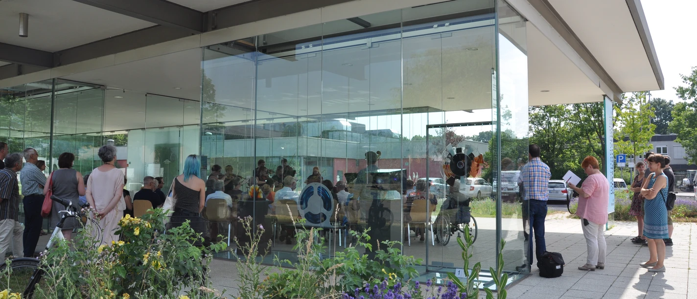 Veranstaltung im Glaspavillon