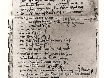 Urkunde über Bierexport nach Celle von 1378 Urkunde über Bierexport nach Celle von 1378Document on beer export to Celle from 1378Dokument om øleksport til Celle fra 1378Document over de export van bier naar Celle uit 1378